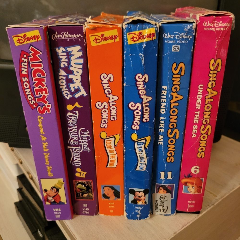 Disney Sing-Along Songs VHS Collection